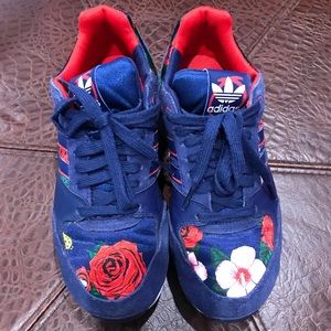 Adidas floral sneakers